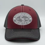 Cadenhead Ranch Maroon and Grey cap.